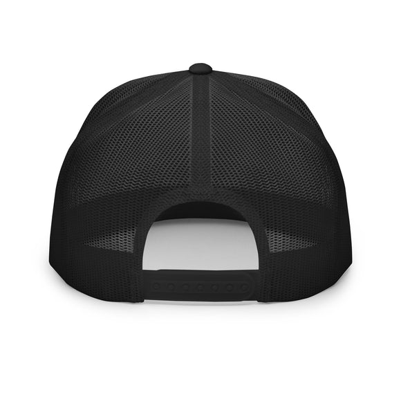 5-Panel Trucker Hat | Yellow Border