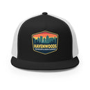 5-Panel Trucker Hat | Yellow Border-17