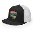 5-Panel Trucker Hat | Yellow Border-3