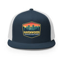 5-Panel Trucker Hat | Yellow Border-14