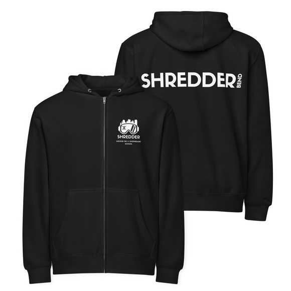Unisex Premium Full Zip Hoodie | B&W