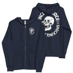 Unisex Cotton Zip Hoodie | Shockingly Good White