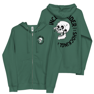 Unisex Cotton Zip Hoodie | Shockingly Good Black
