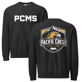 Lightweight Fleece Crewneck | PCMS Badge