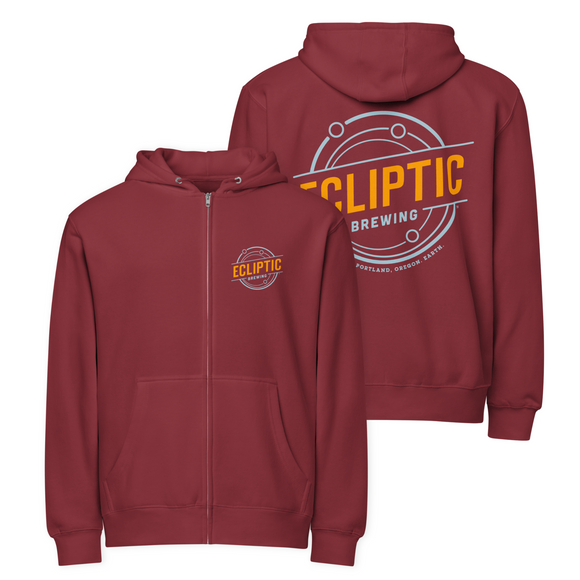 Unisex Premium Full Zip Hoodie | Classic Badge