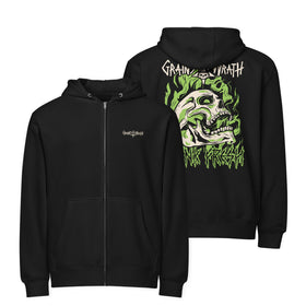 Unisex Premium Full Zip Hoodie | Drink Fresh Skull