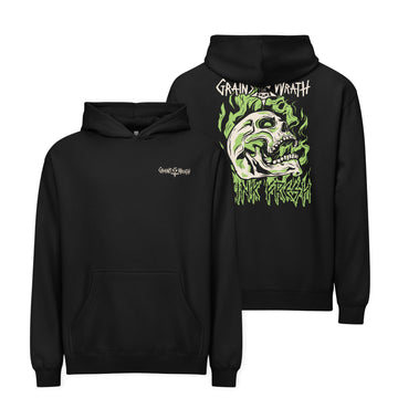Men's Relaxed Hoodie | Drink Fresh Skull