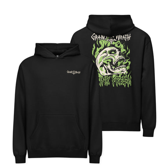 Men's Relaxed Hoodie | Drink Fresh Skull