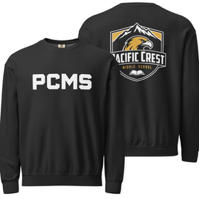 Lightweight Fleece Crewneck | PCMS Badge