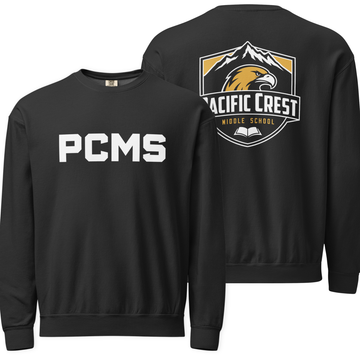 Lightweight Fleece Crewneck | PCMS Badge