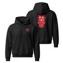 Unisex Relaxed Chaser Hoodie | Red Robohead-1