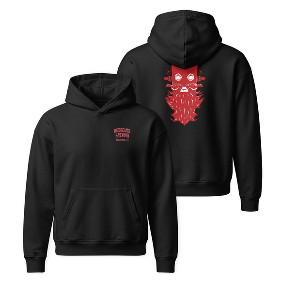 Unisex Relaxed Chaser Hoodie | Red Robohead