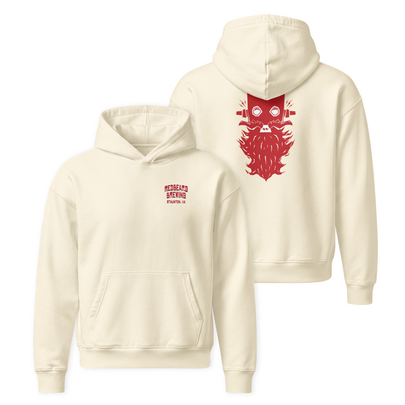 Unisex Relaxed Chaser Hoodie | Red Robohead