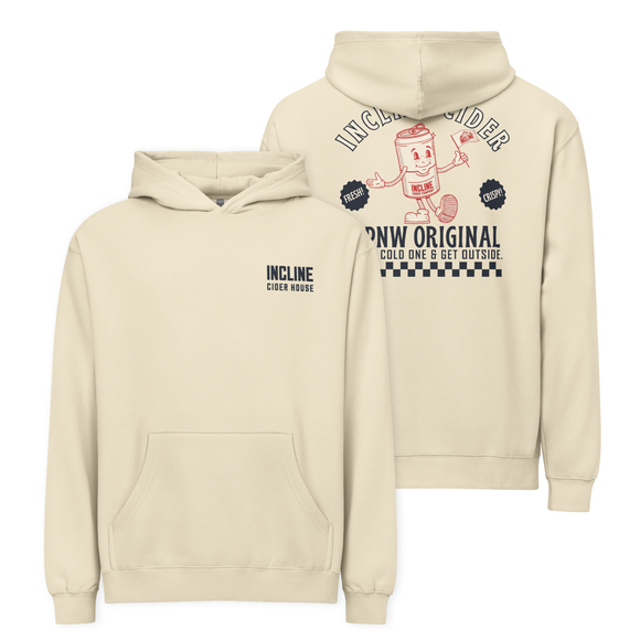 Men's Relaxed Hoodie | Black Fresh & Crispy
