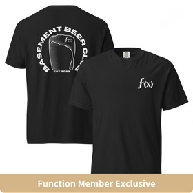 Function + Basement Beer Club | Comfort Colors T-shirt