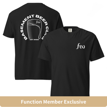 Garment-Dyed Tee | Function + Basement Beer Club