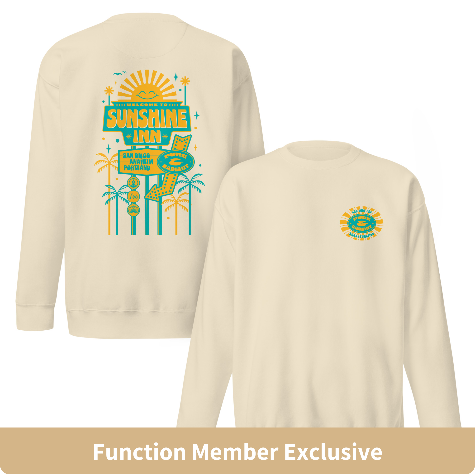Function + PureProject + Radiant | Cotton Crewneck Sweatshirt
