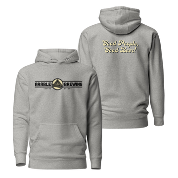 Carbon Grey Hoodies | Good People Good Beer | Bout It Merch