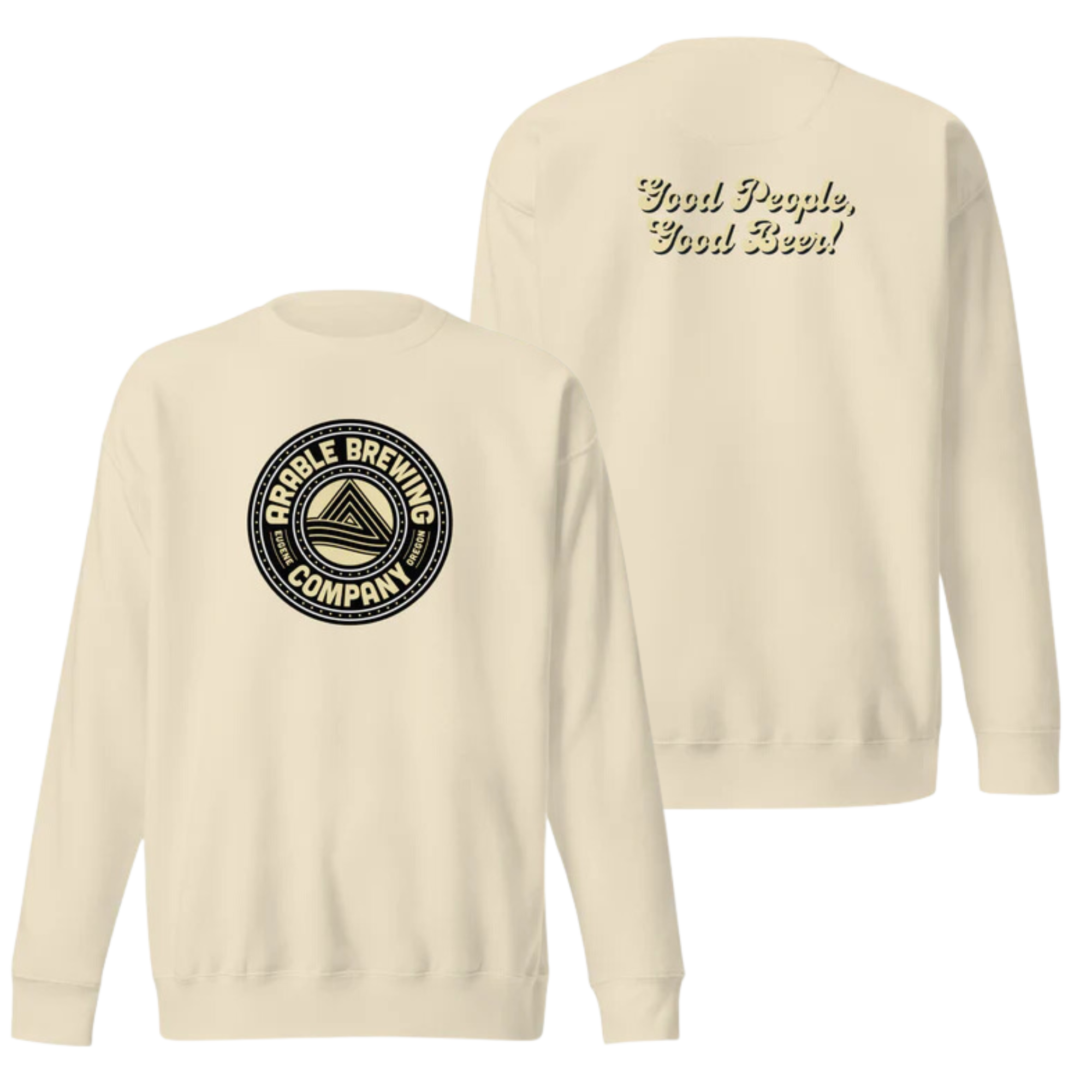 Brew Crew Sweatshirt | Good People Good Beer | Bout It Merch