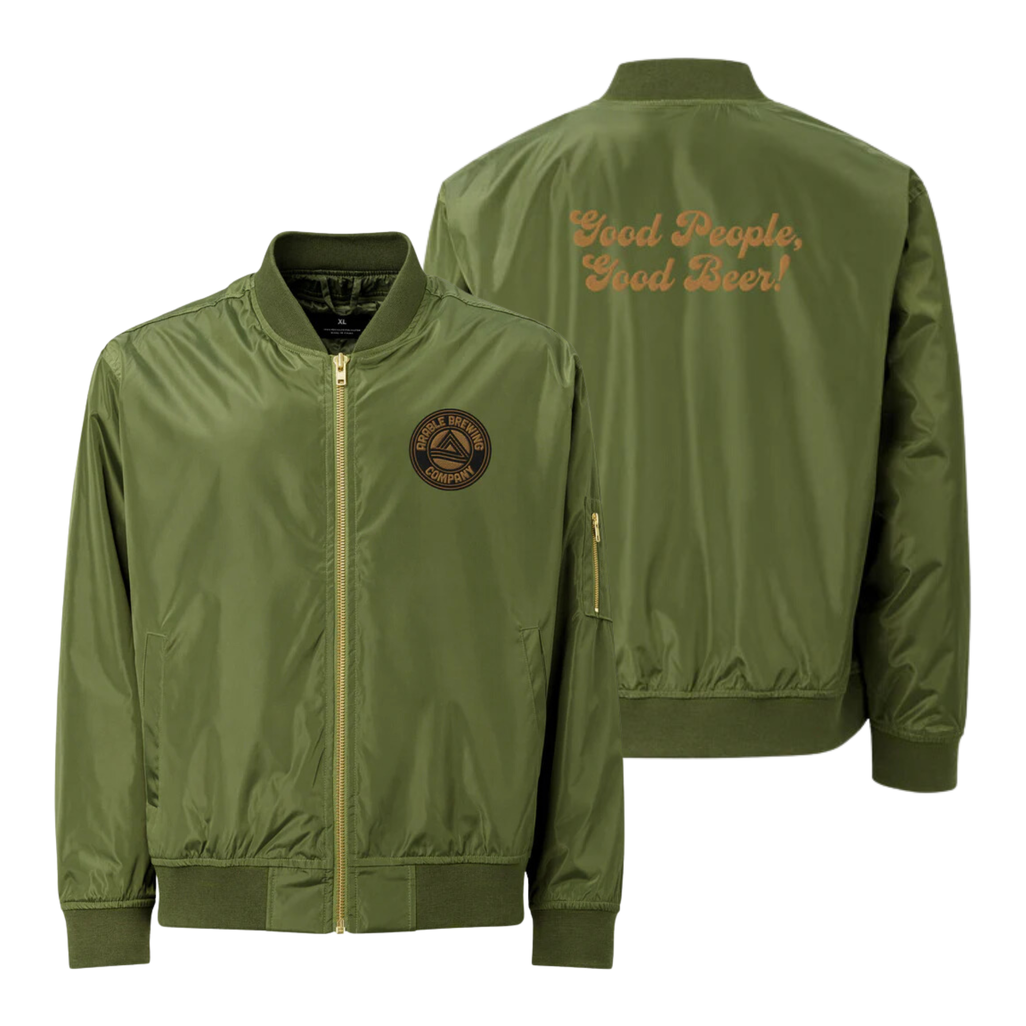 Recycled Bomber Jackets | Graphic Bomber Jacket | Bout It Merch