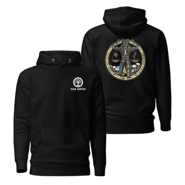 Anubis Black Hoodie | Oak Union Hoodie | Bout It Merch