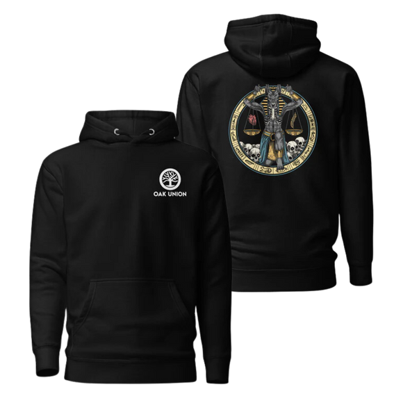 Anubis Black Hoodie | Oak Union Hoodie | Bout It Merch