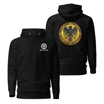 Black Heavy Blend Hoodie | Oakenbrau Eagle Hoodie | Bout It Merch