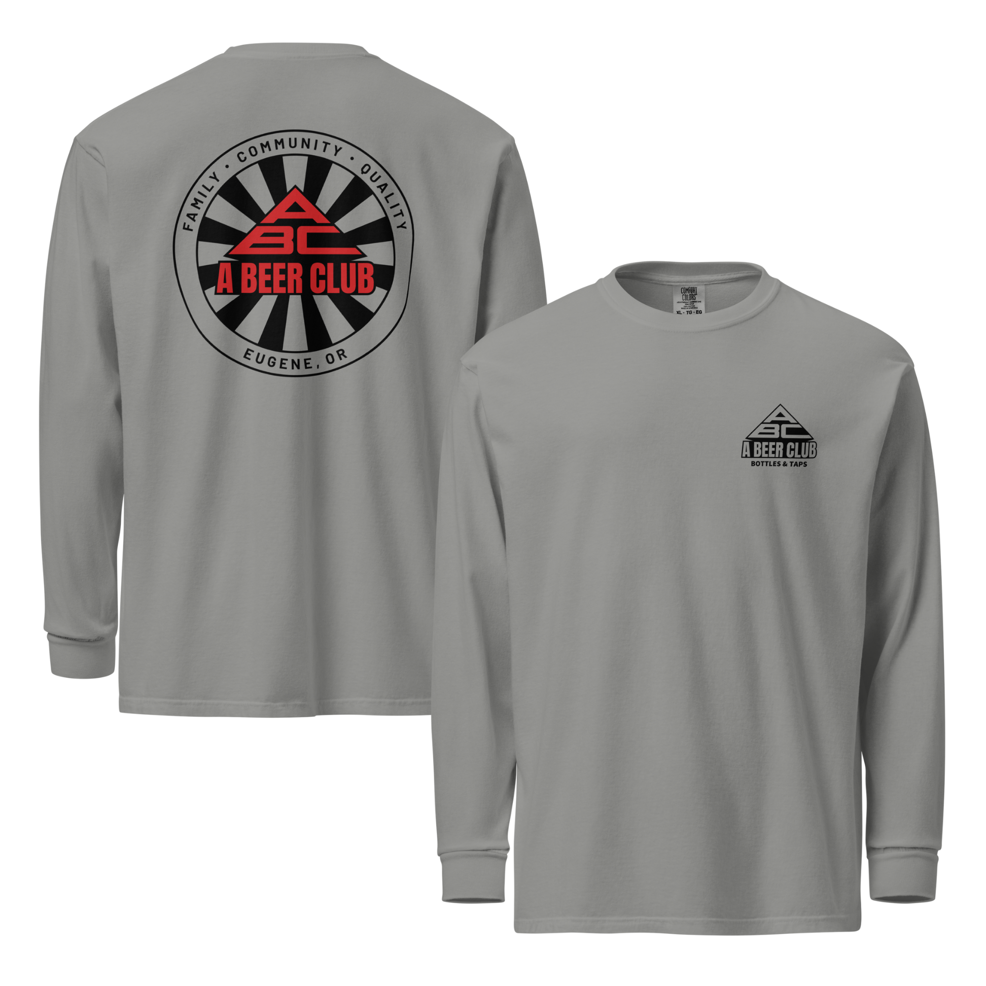 Comfort Colors Long Sleeve | Black & Sunburst