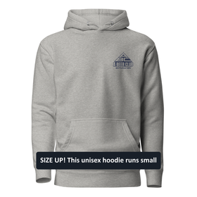 Premium Cotton Hoodie | Navy & Green Sunburst - 0