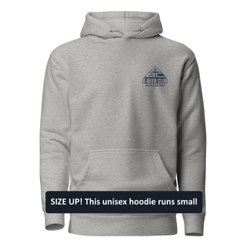 Premium Cotton Hoodie | Navy & Green Sunburst - 0