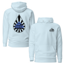Premium Cotton Hoodie | Drop Blue Back-1