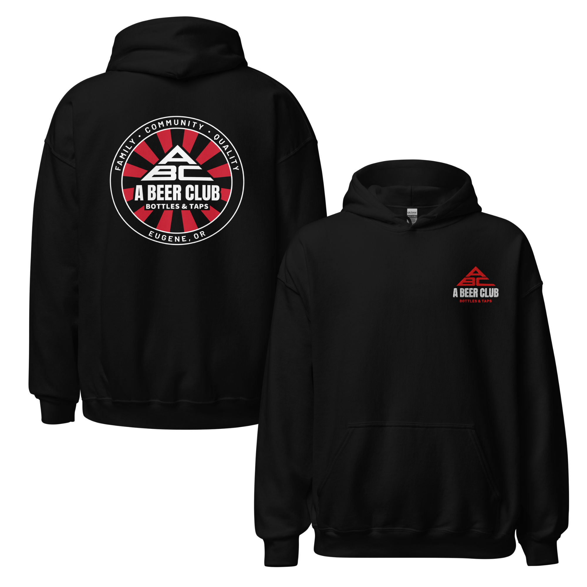 XXXL+ Hoodie | Embroidered ABC