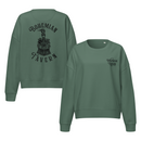 Women’s Organic Crewneck Sweatshirt | Black logo-1