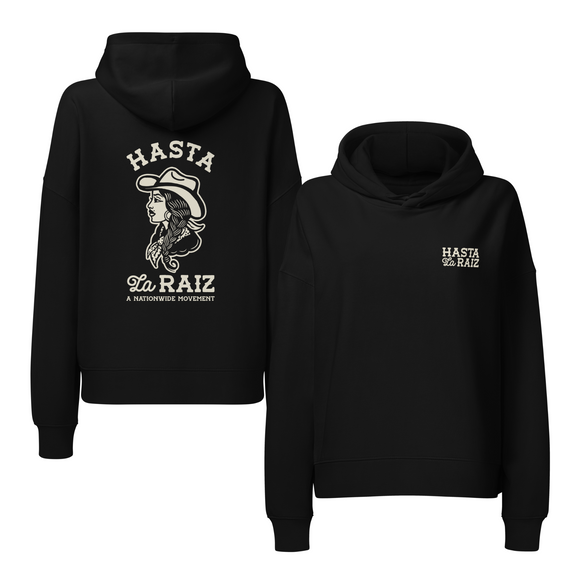 Women's Organic Mid-weight Hoodie | Official White Logo