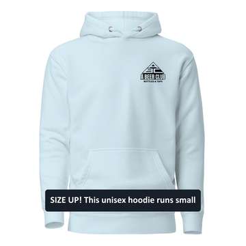 Premium Cotton Hoodie | Drop Blue Back - 0