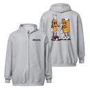 Zip Hoodie | Embroidered Front | Bottle Love Cans-1