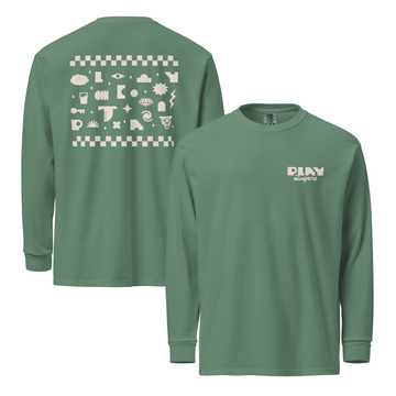 Long Sleeve Tee | Faded White Wall