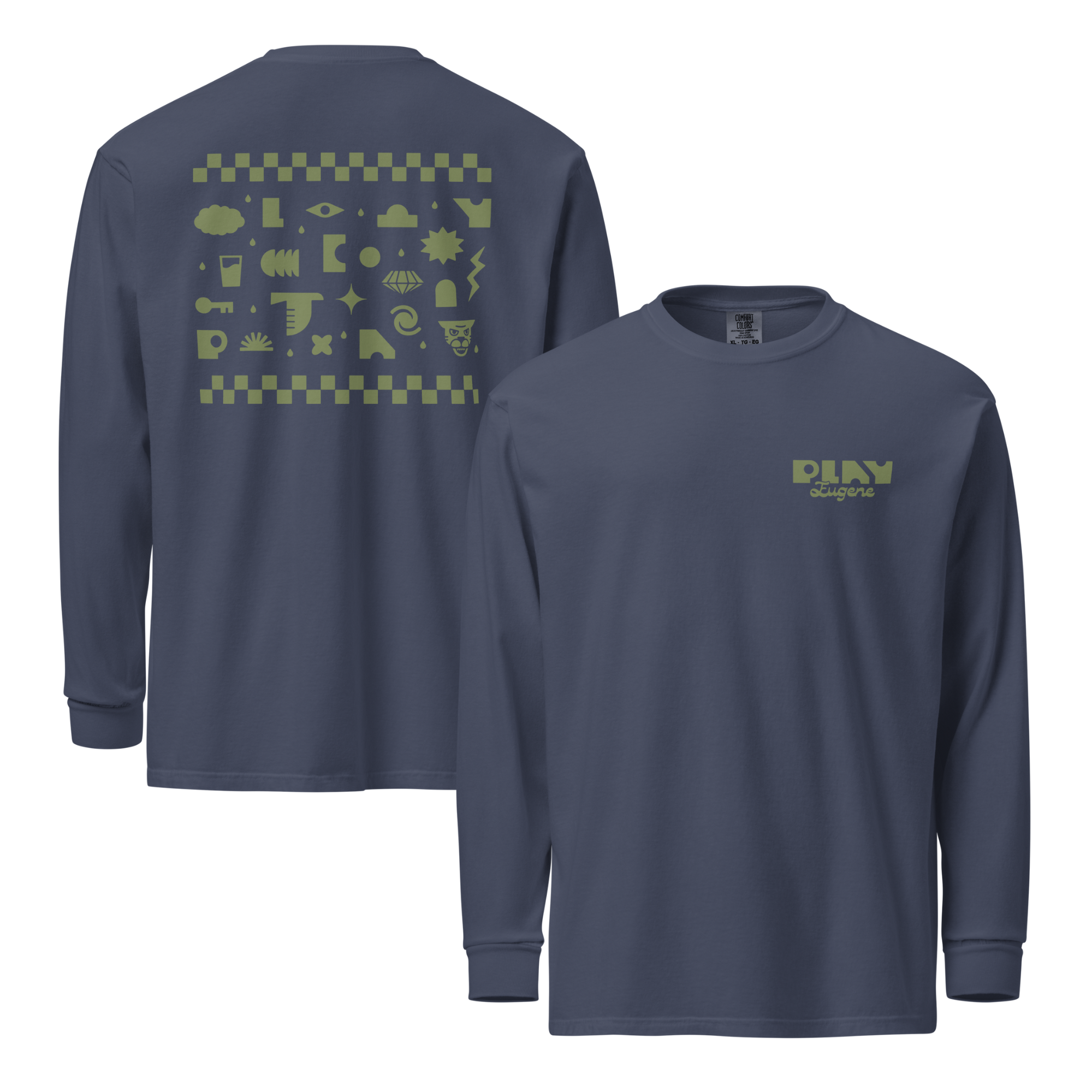 Comfort Colors Long Sleeve | Leafy Green Wall