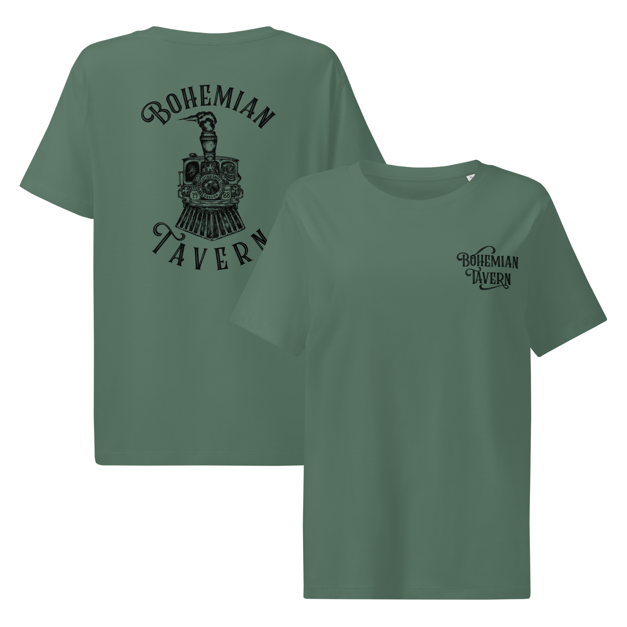 Women’s Organic Cotton T-shirt | Black logo