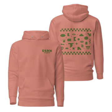 100 Cotton Fleece Hoodie | Dusty Rose Hoodie | Bout It Merch
