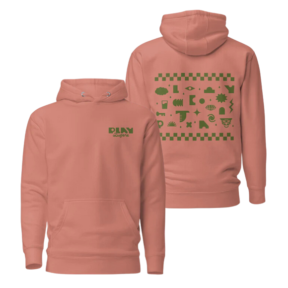 100 Cotton Fleece Hoodie | Dusty Rose Hoodie | Bout It Merch