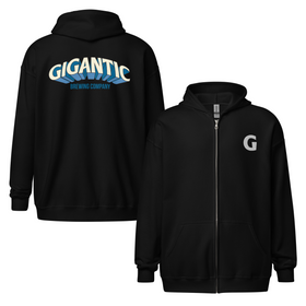 Zip Hoodie | Embroidered Front | Horizontal Logo