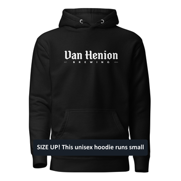Buy black Premium Cotton Hoodie | White Lettering Initial Back