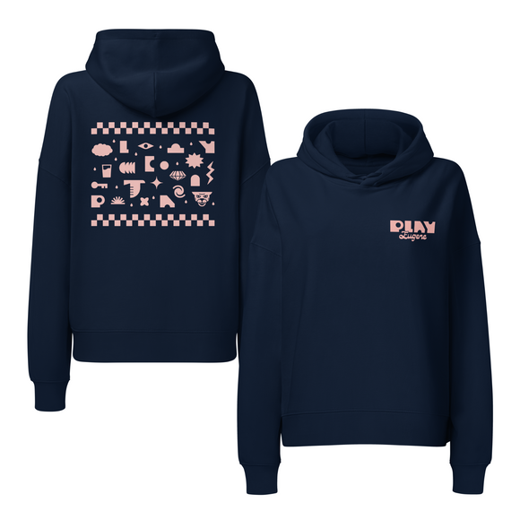 Women’s Organic Mid-weight Hoodie | Miss Piggy Wall