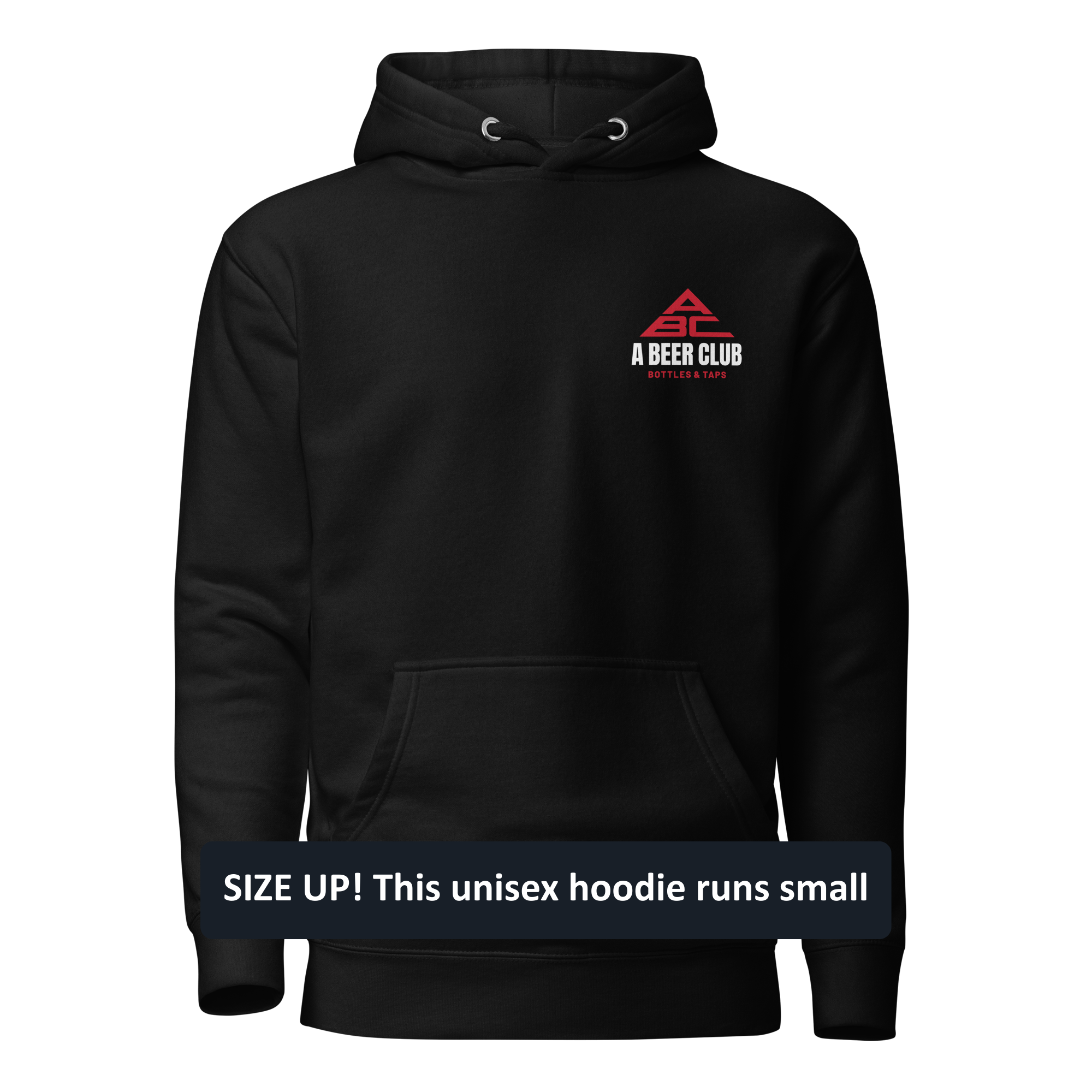 Premium Cotton Hoodie | Red & White Sunburst - 0