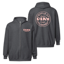 Grey Zip up Hoodie | Heavy Blend Hoodie | Bout It Merch
