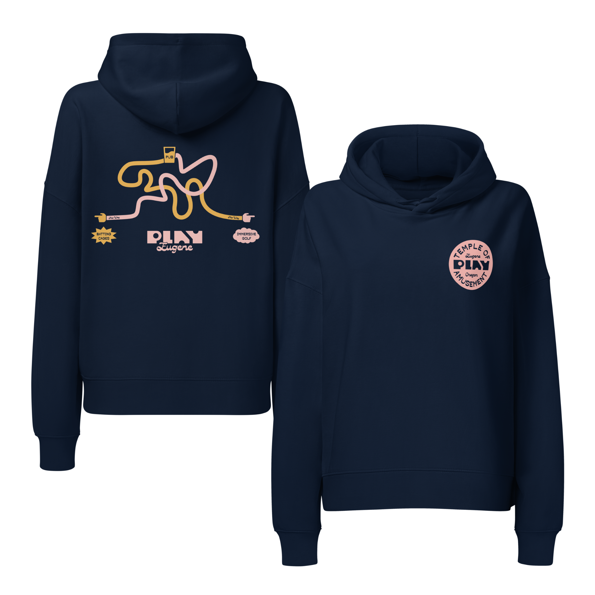 Women’s Organic Mid-weight Hoodie | Miss Piggy Knockout | Wayfinder