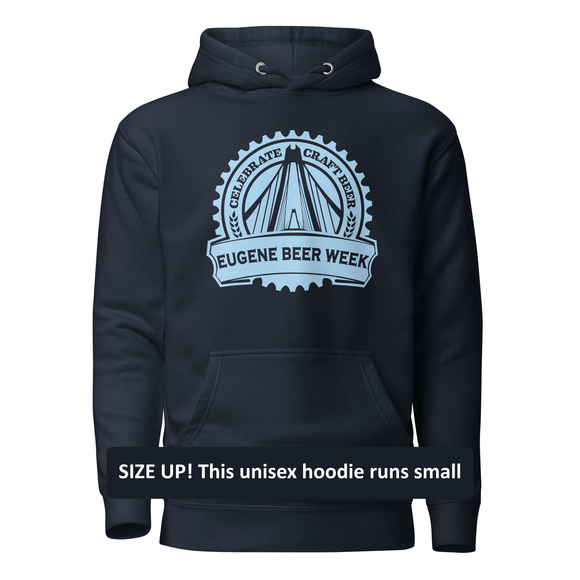 Premium Cotton Hoodie | Brewery Tour Light Blue