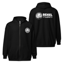 Zip Hoodie | Round Logo WT-1