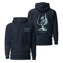 Premium Cotton Hoodie | Baby Blue Phoenix-1